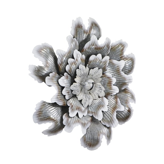 Home Indoor Decorative Galvanized Metal Flower Wall Decor