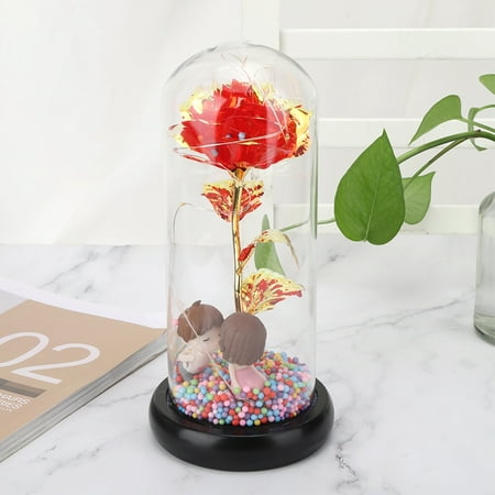 

Rose Lamp Flexible LED Rose Light Waterproof For Valentine s Day Anniversary Gift Parties Red