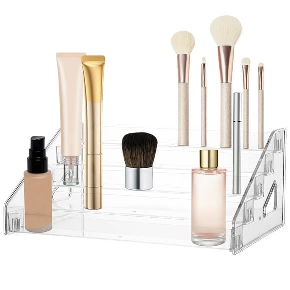 Perfume Organizer Makeup Palette Organizer Nail Polish Holder Perfume Stand Display Risers Acrylic Display Stand For Dresser