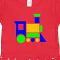 thumbnail image 3 of Inktastic Cute Colorful Train Gift Baby Girl Dress, 3 of 4