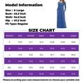 thumbnail image 3 of LISTHA Women's Maxi Dress Long Sleeve Crewneck Loose Plain Casual Empire Waist Fall Party Long Dresses with Pockets Blue M, 3 of 5