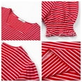thumbnail image 5 of UVN Square Neck Tops for Women Summer Puff Short Sleeve Shirts Dressy Casual Tunic Blouses, 5 of 8