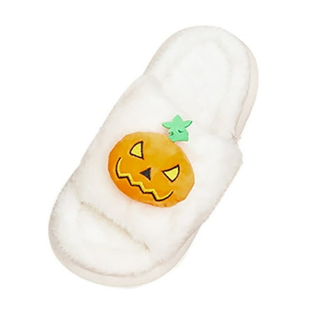 

Xboschi Womens Slippers Couples Winter Fashion Pattern Slippers For Men And Women Comfortable Home Warm Slippers