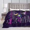 thumbnail image 2 of Bestie Gifts to My Bestie Blanket, Best Friend Birthday Gifts for Women Bestie Sister, Teen Girls Long Distance Friendship Gift, Gift for Her Throw Blankets 50''''x60'''', 2 of 5