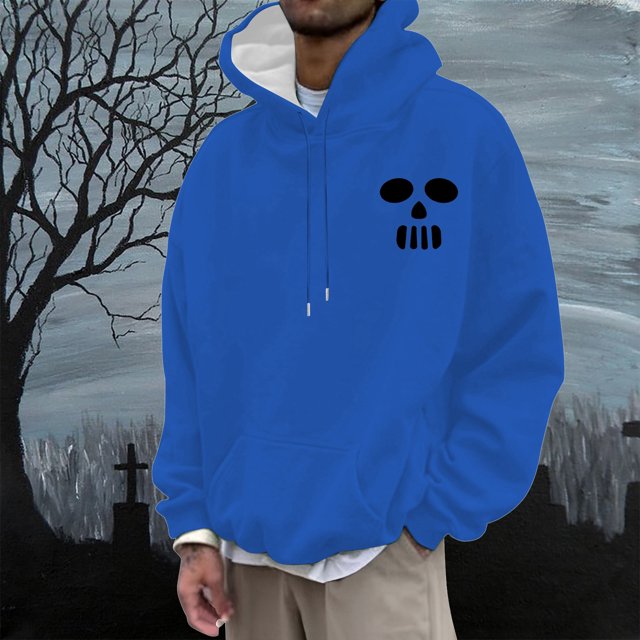 MKLEKYY Cardigan Léger Mode Décontractée pour Hommes Impression 3D Manches Longues Pull à Capuche avec Cordon de Serrage