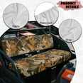 thumbnail image 5 of Yuyamidu Camo Hunting Wood UTV Seat Cover Soft Anti-Scratch Mule Bench Seat Cover UTV Seat Accessories Full Protection Compatible with Kawasaki Mule 3000 3010 3020, 5 of 7