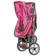 thumbnail image 2 of ZENSTYLE Foldable Pet Stroller for Dogs and Cats 3 Wheels Pet Stroller with Cup Holder Pink, 2 of 8