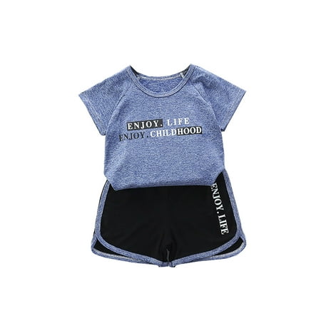 

New Born Baby Boys And Girls Two-peices Suit Sportswear Quick-drying Clothes