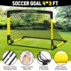 thumbnail image 3 of Portería de Fútbol Infantil Para Jardín, Set de 2 Redes Portátiles de 4x3 pies, Mini Portería Plegable para Entrenamiento de Niños de 3 a 14 Años, Equipamiento de Juego al Aire Libre con Conos y Balón, 3 of 7