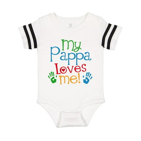 

Inktastic My Pappa Loves Me Outfit Gift Baby Boy or Baby Girl Bodysuit