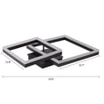 thumbnail image 2 of Modern LED Chandelier Pendant Lamp Dimmable Ceiling Light Fixture 60W+Remote, 2 of 15