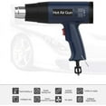 thumbnail image 2 of Heat Gun With 4 Original Nozzles 2000W Professional Hot Air Gun 50℃- 600℃ Variable Temperature Control with 3-Temp Settings, Overload Protection, Double Heating Wire Fast Heating, 2 of 10