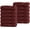 Cranberry, variant on 4 Piece Washcloth Set, 100% Cotton Luxury Turkish Washcloths for Bathroom, Soft Absorbent Washcloths, 13 x 13 Inches, Moss