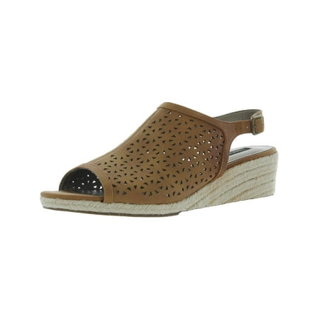 

Array Womens Lakeland Faux Leather Heeled Espadrilles