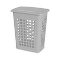 thumbnail image 1 of Sterilite 61L Rectangular LiftTop Laundry Hamper- Grey, 1 of 9