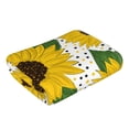 thumbnail image 3 of Sigee Sunflowers Print Superfine Fiber Towel Soft, Absorbent, Essential for Home and Travel ,Bath Sheets Bathroom Hand Towel 27.5x16 inches, 3 of 8
