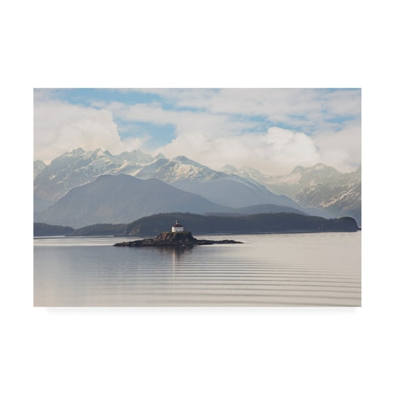 Trademark Fine Art 'Eldred Rock Lighthouse Alaska' Canvas Art by Monte Nagler