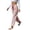 Red, variant on Tqcoqu Womens Summer Faux Linen Striped Barrel Pants,Comfy Drawstring Pant with Pockets,Beach Vacation Lounge Trousers