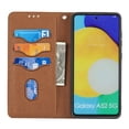 thumbnail image 6 of Dteck for Samsung Galaxy A33 5G Flip Wallet Case, PU Leather Case with Card Slot Kickstand and Wrist Strap Shockproof Protective Case for A33 5G 6.4" 2022 Women Men, Brown, 6 of 12