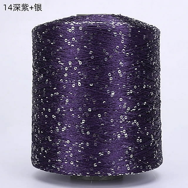 500G Summer Ice Silk Glitter Yarn Sequin Yarn Hand Crochet Thread Knitting Clothes Needlework