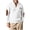 White, variant on Vintage Shirts For Men Knitted Long Sleeve Button Up Knitted Casual Collared Athletic Fall/Winter Tops with Pocket