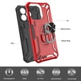 thumbnail image 3 of Dteck Case for iPhone 14 Pro,Shockproof Rubber Case Hybrid Hard RIng Holder Kickstand Magnetic Cover for iPhone 14 Pro,Black, 3 of 7