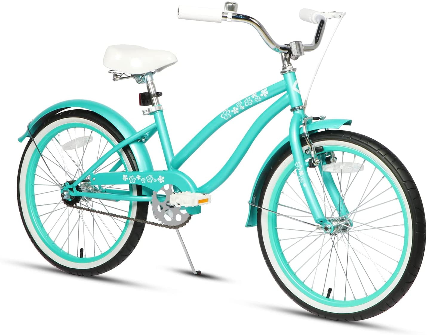 Glerc Kids Girls Bike for 28 Years Old Little Girls Retro Vintage