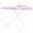 Purple L：42.13in, variant on Mohsoe Full Size Foldable Ironing Board with Reinforced Metal Legs Anti-Slip Silicone Sleeves, Heat-Resistant Natural Wood & Linen Cover, 4 Level Height Adjustment,Purple, 42 x 31 x 12 Inch