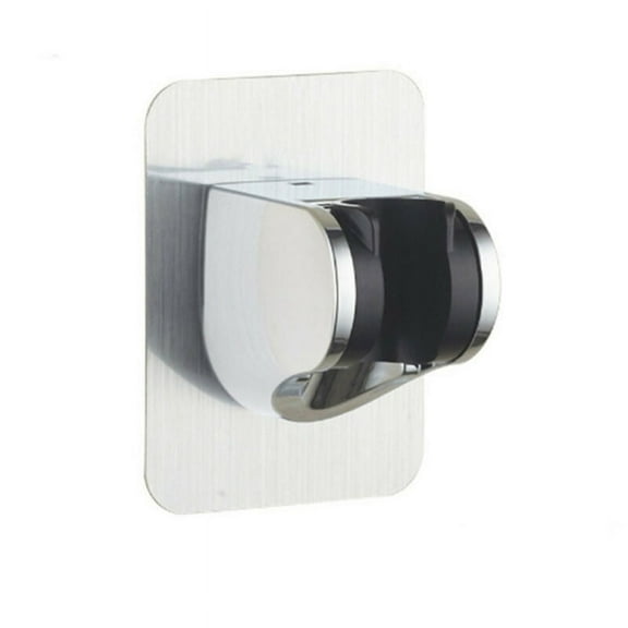 Marbhall Shower Head Holder Strong Adhesive Adjustable Handheld Shower Wand Holder No Drilling Wall Mount Bracket Silver