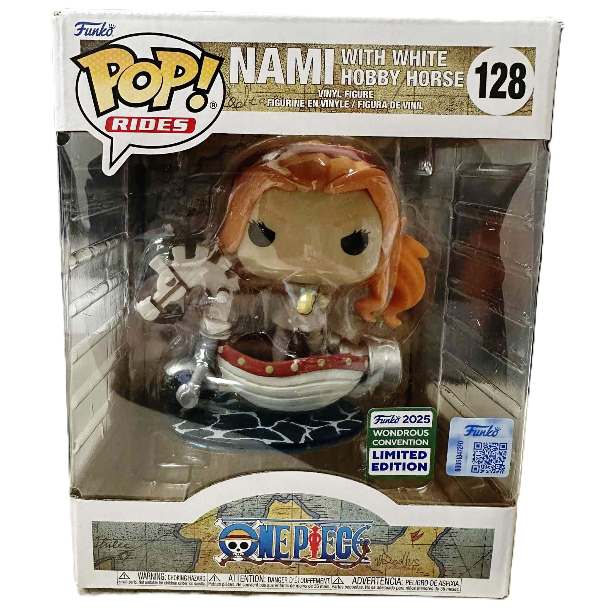 WonderCon Share Exclusive One Piece Nami with White Hobby Horse Vinyl Figure