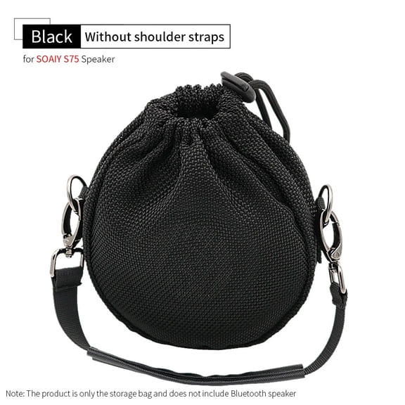 Speaker Carrying Case Bag For SOAIY S75 Portable Bluetooth Speaker, Anti Scratch Speaker Protector Case Travel Speaker Pouch Storage Bag With Strap