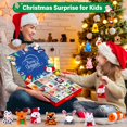 thumbnail image 2 of Calendario de Adviento navideño FLY2SKY 2024 para niños con juguetes de peluche, 2 of 7