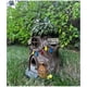 thumbnail image 3 of Resin Houses with Solar LED Lights Fairy Garden Accessories Outdoor Cottage Figurines Lawn Ornaments,A, 3 of 5