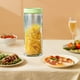 thumbnail image 4 of Tarro de almacenamiento de vidrio apilable en forma de pata | Tapa hermética y impermeable | Recipiente grueso de cristal transparente | Organizador de cocina que ahorra espacio | Tentempié, fruta, 4 of 6