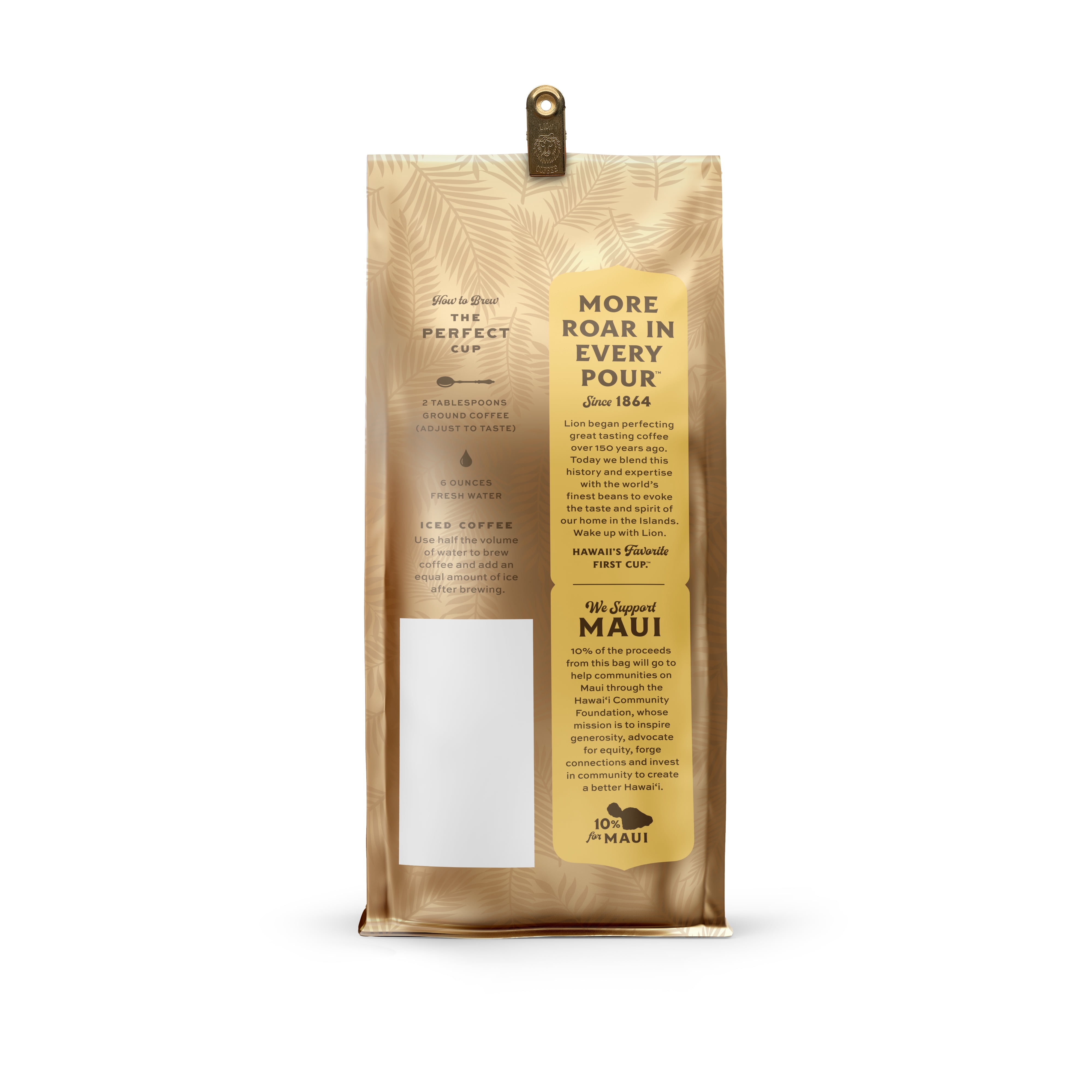 Lion 100% Maui Coffee, Ground