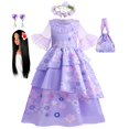 thumbnail image 2 of Vestido de fiesta de cumpleaños de princesa Isabella para niños, vestido de baile de tul Floral para niñas pequeñas, Cosplay personalizado, 2-10T Fivean unisex, 2 of 2