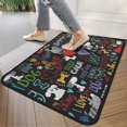 thumbnail image 4 of I Love My Dogs Art Door Rugs,Washable Non Slip Door Mats Indoor,Decorative Door Mats,Entry Mat Indoor for Entrance,Bedroom,Kitchen,Bathroom,30"x17", 4 of 6