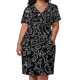 thumbnail image 3 of Vestido caído con bolsillo para mujer ropa de verano para eventos especiales baile en negro Kieth DJ perro Haring arte callejero ANIMAL, 3 of 7
