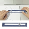 thumbnail image 3 of High Accuracy Student Drawing  Straightedge - Exquisite Workmanship, Two In One, Easy To Use, Integrated Functions, 15cm Scale, 3 of 8