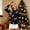 Black, variant on BXJX Girls Christmas Sweaters Size 10-12, Knit Fall Winter Crew Neck Cute Pullover Xmas Tops