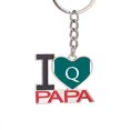thumbnail image 1 of Currency Symbol Guatemala Quetzal GTQ Keychain Metal Keyring Holder Love PAPA Father, 1 of 3