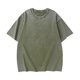thumbnail image 1 of Camisas Elvqul de Hombre Algodón Playa Verde del Ejército sin Estampado Manga Corta Cuello Redondo, 1 of 2