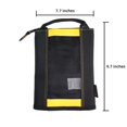 thumbnail image 2 of MELOTOUGH Small Zippered  Bags Canvas Tool Storage Bag Yellow Electrician Carpenter Tool Carrier Bag (2 Pack), 2 of 5