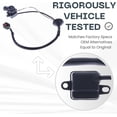 thumbnail image 3 of Backup Camera Replaces for 07-17 Jeep PATRIOT COMPASS 68192986AD 68192986AB 68192986AC, 3 of 5