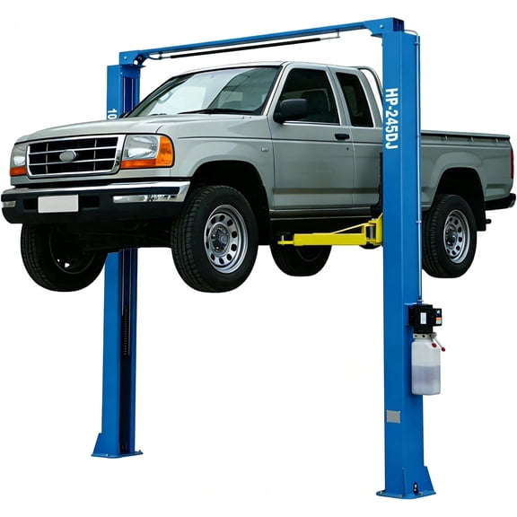HPDAVV 2-Post Car Lift 10,000 lb, 110V Overhead Clear Floor Auto Lift with 73" Max Lift Height, Hydraulic Vehicle Hoist for Garage & Auto Shop, Dual Safety Lock Release, Q355 Steel, 3-Year Warranty