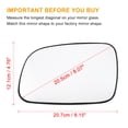 thumbnail image 3 of Coche Retrovisor Izquierdo Lado Calefacción Espejo Vidrio 05017075AA con Respaldo Placa, 3 of 7