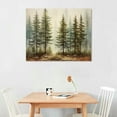 thumbnail image 2 of FLORID pine tree canvas, Framed canvas Christmas tree, Christmas Tree Art, Christmas Tree Print, Snowing, Framed Canvas pine tree Wall Decor, Christmas wall art, home decor, 2 of 4