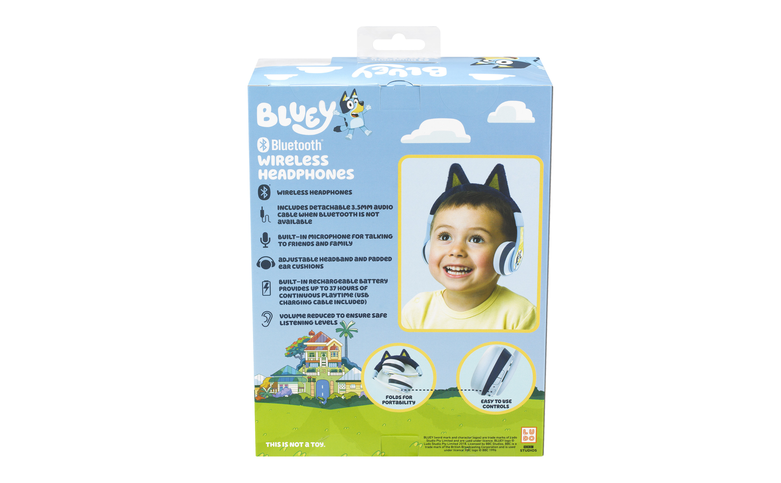 eKids Bluey Bluetooth Wireless Headphones for Kids photo 7