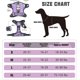 thumbnail image 4 of Auroth Arnés táctico para perros con correa negra resistente de 6 pies para perros de razas grandes, chaleco reflectante de entrenamiento para perros sin tirones, color morado L, 4 of 4