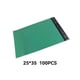 thumbnail image 2 of Monstrate Bolsa de plástico Verde Espesar Bolsas de embalaje impermeables Resistencia de carga Bolsa de envío Suministros Libros Sudaderas con Almacenamiento y organización del hogar 25*35, 2 of 6